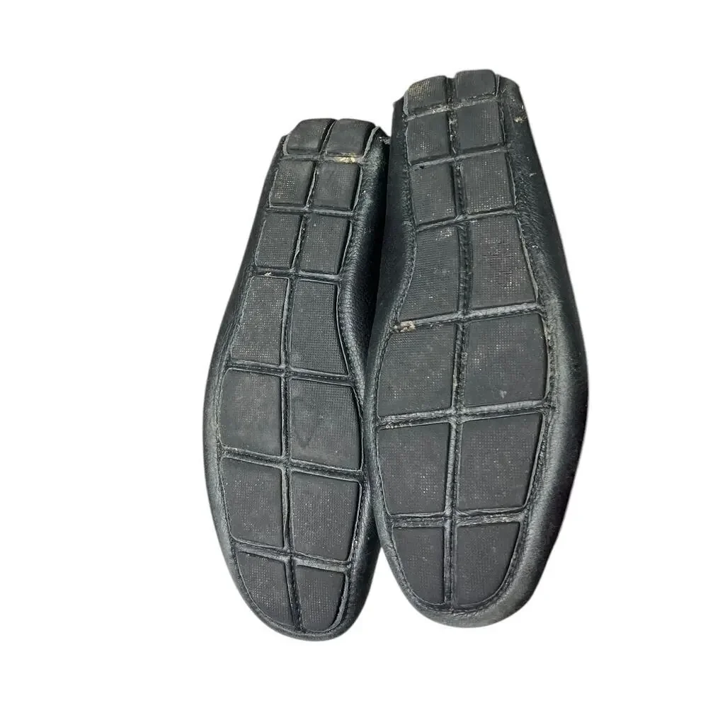 Mercanti Fiorentini Driving Loafer Black Leather 9.5M